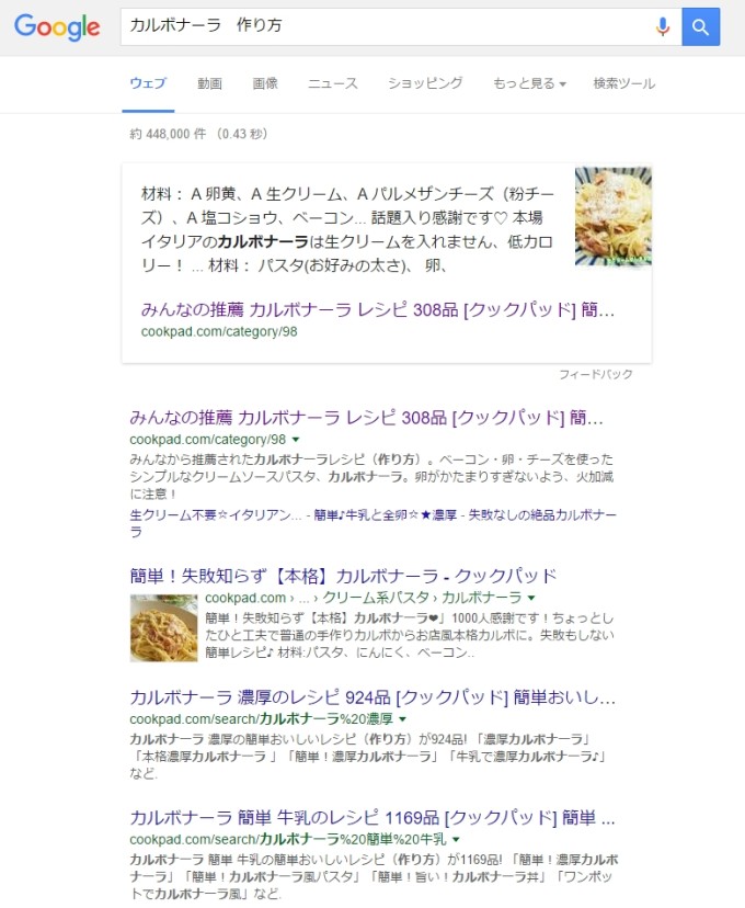 カルボナーラの作り方