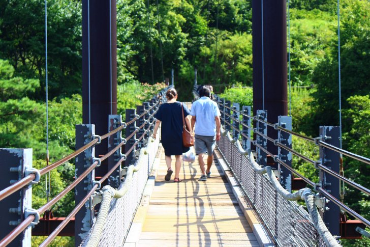 カップルの後姿