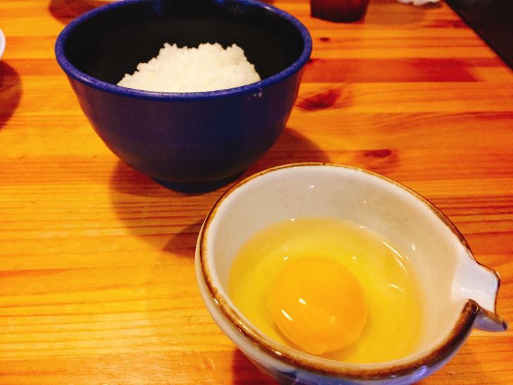 たまごかけご飯もあります!
