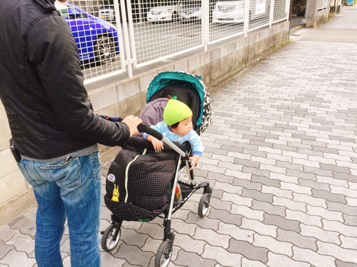ベビーカー用フットマフ