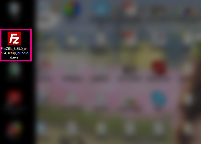 filezillaの解説画像