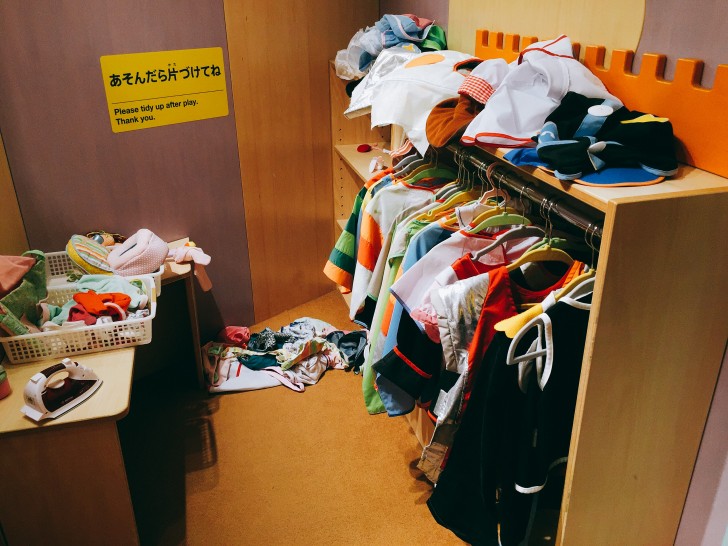 ステージ横には衣装